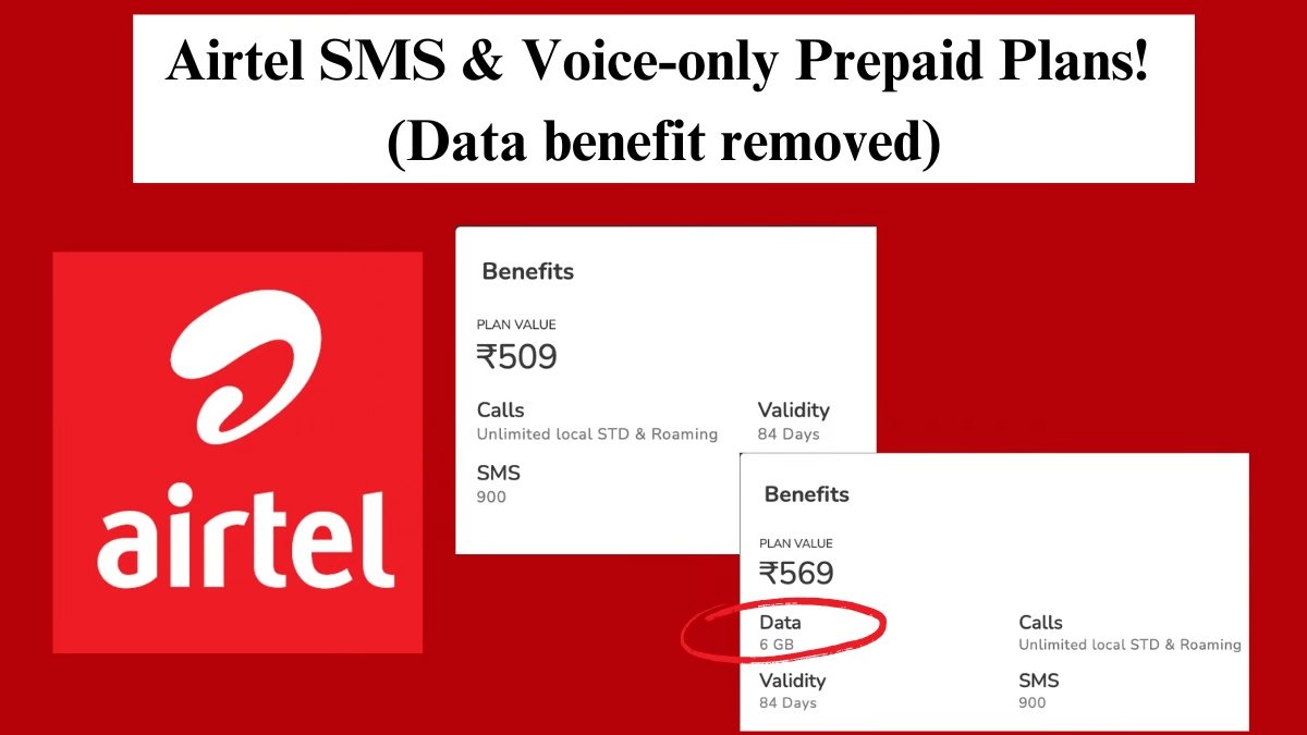 Airtel Voice-Only Plans
