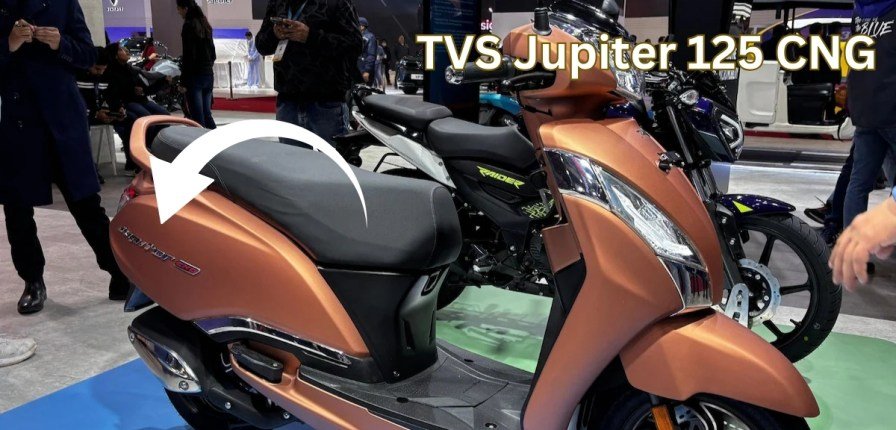 Bharat Mobility 2025: TVS Jupiter 125 CNG Concept Showcased, Pioneering Eco-Friendly Mobility 5 TVS Jupiter 125 CNG