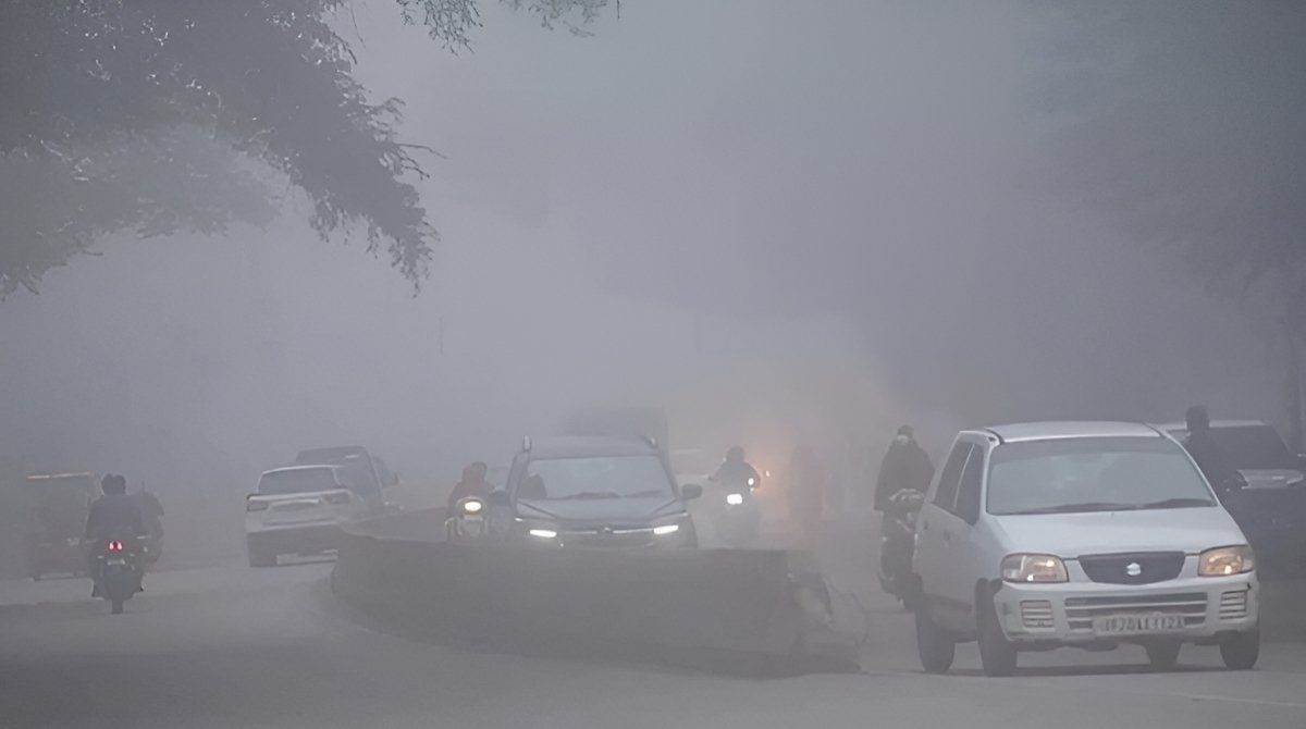 Jammu & Kashmir Weather : Unseasonably Warm Days in Jammu & Kashmir Hint at Early Summer Start 6 Dense Fog