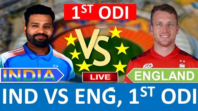 India vs England 1st ODI LIVE: England Bowled Out for 248, India Needs 249 to Win 6 IND vs ENG 1st ODI Today