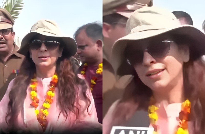 Juhi Chawla Takes a Holy Dip at Sangam