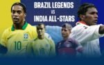 Brazil Legends Defeat India All-Stars 2-1 in Thrilling Football Showcase in Chennai