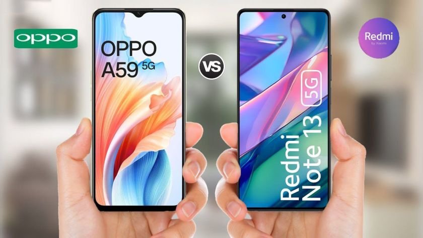 Redmi Note 13 5G बनाम oppo A59 5G