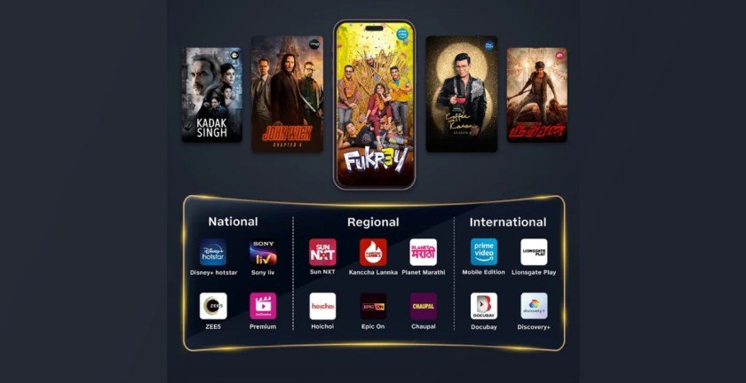 Jio Offers 12 OTT 