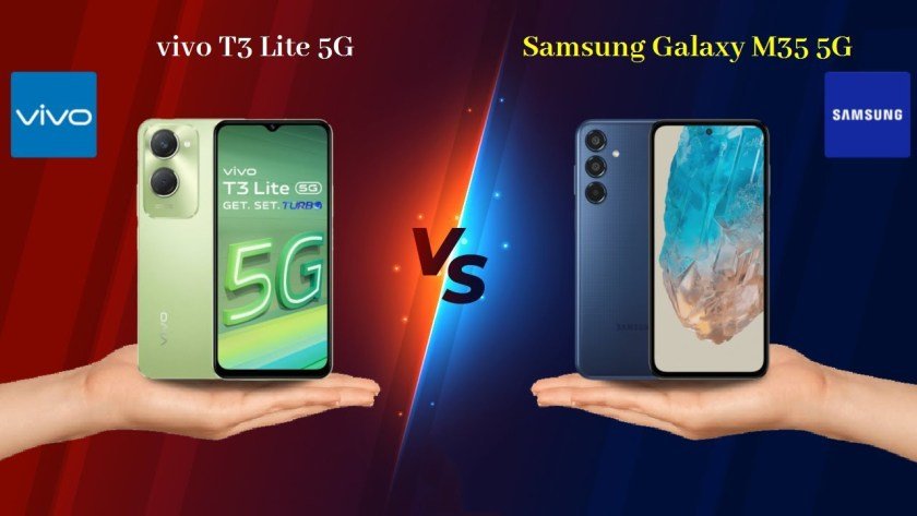 Samsung Galaxy M35 5G vs Vivo T3 Lite 5G