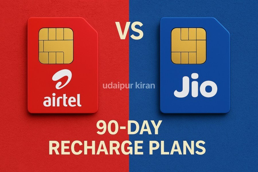 Airtel vs Jio 90-Day Recharge Plans