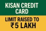 Kisan Credit Card Limit Raised to ₹5 Lakh: How Farmers Can Apply Online in 2025