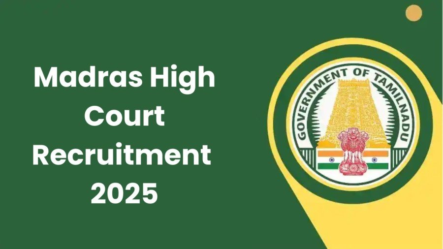 Madras High Court Personal Assistant Recruitment 2025