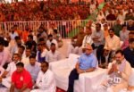 Rajasthan CM Bhajanlal Sharma Attends Shrimad Bhagwat Katha During Navratri in Jaipur