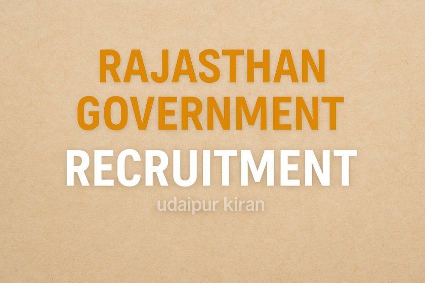 rajasthan government recruitment 2025 over 13200 vacancies announced across 28 departments apply by may 1