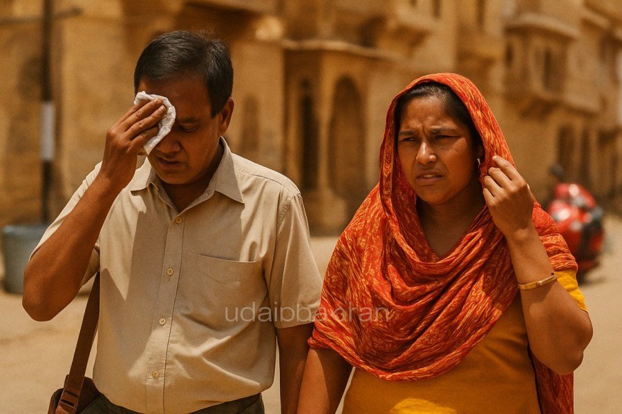 Rajasthan Sizzles Under Heatwave: Barmer and Jaisalmer Cross 45°C as Mercury Soars Across State 5 Heatwave
