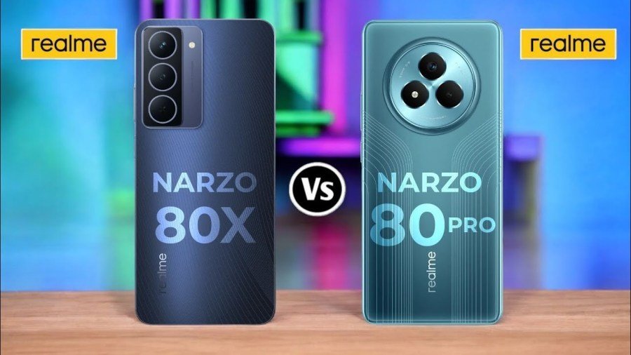 Realme Narzo 80 Pro vs 80x
