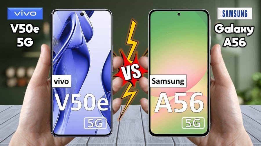 Samsung Galaxy M56 5G vs Vivo V50e