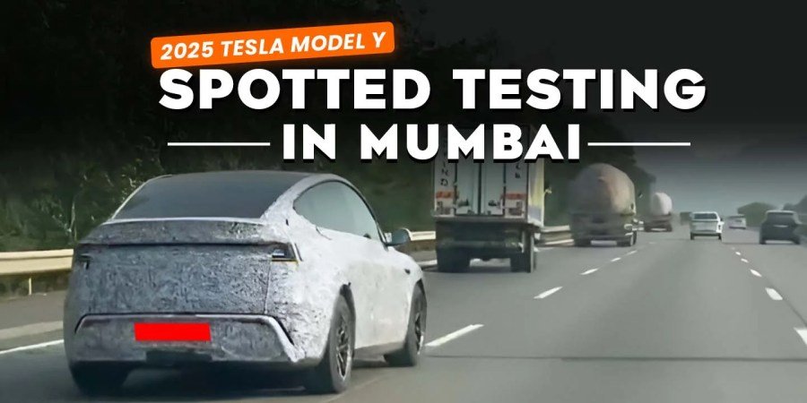 Tesla Model Y Spotted Testing in India