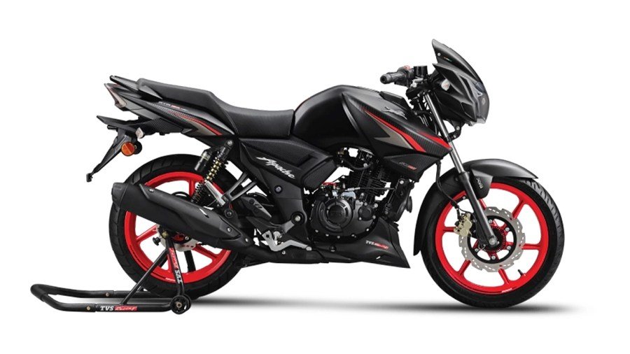 tvs launches upgraded apache rtr 160 4v with smart tech riding modes and race ready styling