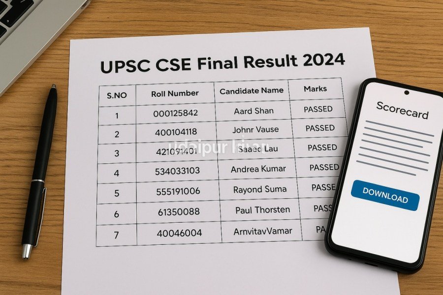 UPSC CSE Final Result 