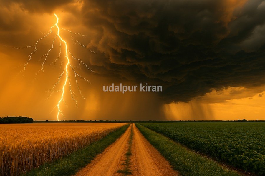 Varanasi Weather Turns Violent: Dust Storm and Rain Wreak Havoc, Farmers Fear Crop Loss 5 Orange Alert