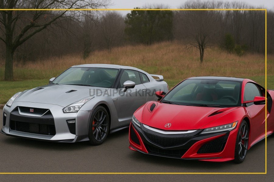 Nissan GT-R and Honda NSX