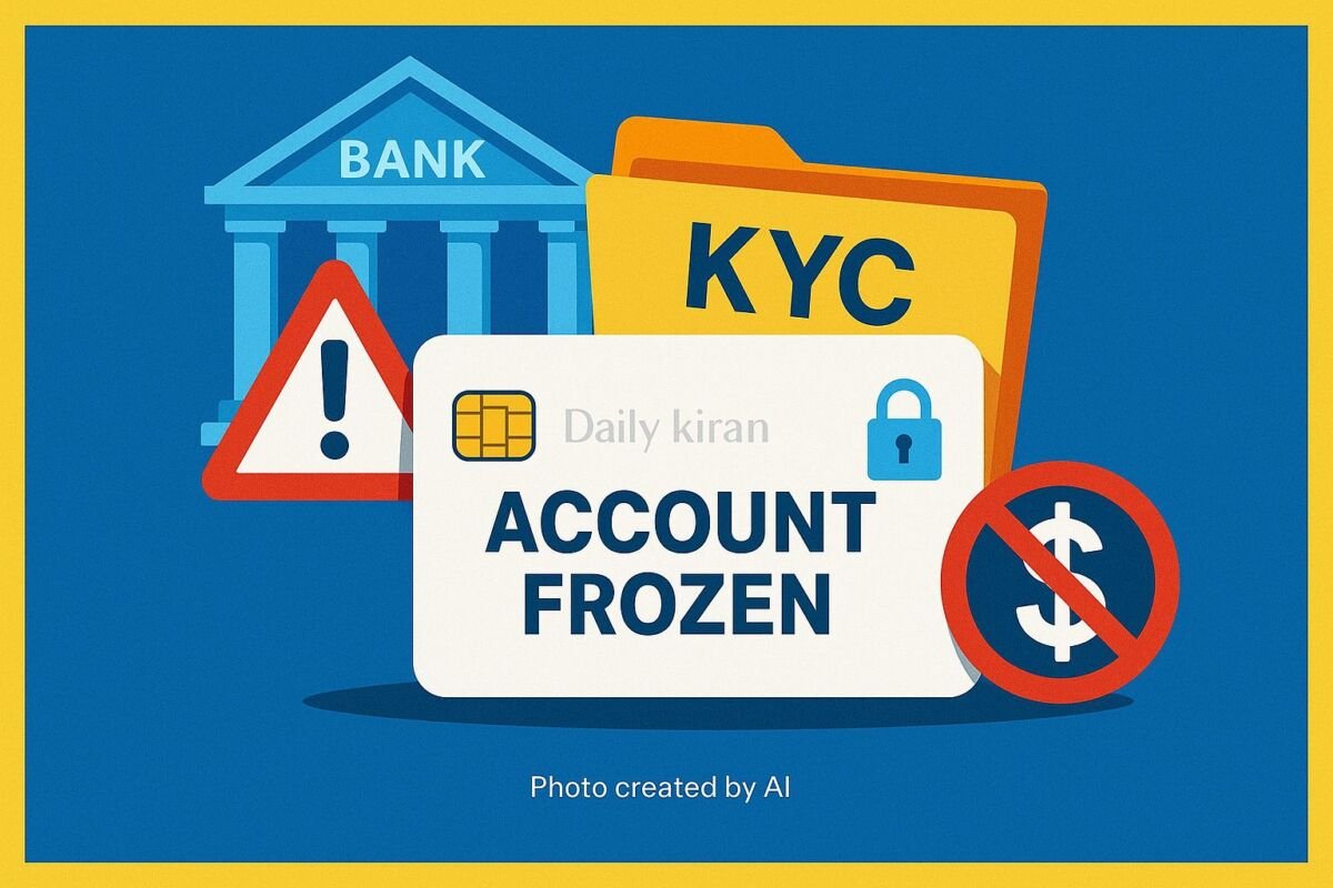RBI Mandates 3 Notices Before Freezing Accounts Over KYC Update 5 Freezing Accounts