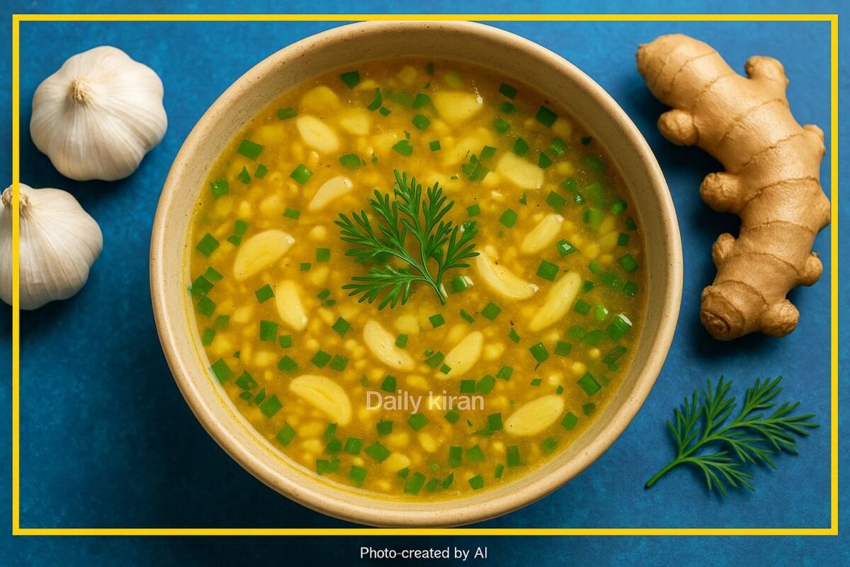 Ginger Garlic Soup: A Flavorful Immunity-Boosting Recipe for Cold Weather 5 Ginger Garlic Soup