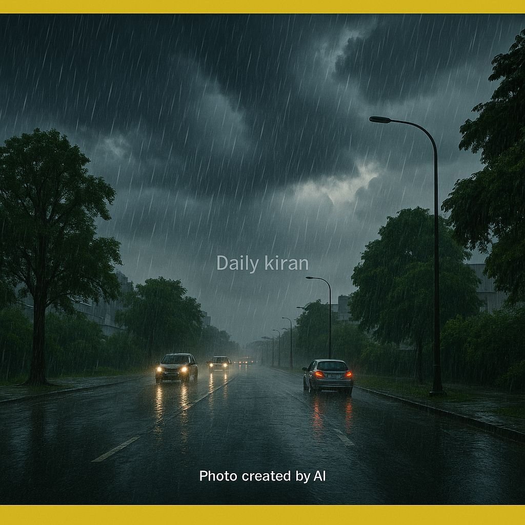 Heavy Rain Warnings for Rajasthan