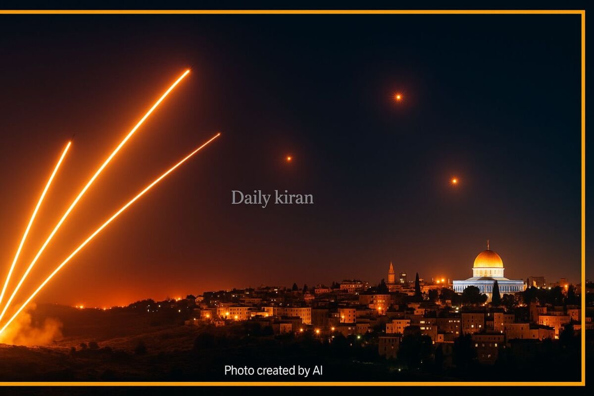 Iran Fires 15 Fateh-1 Missiles at Israel Amid Escalating Tensions: Attack Footage Emerges 5 Iran fired missiles on Israel