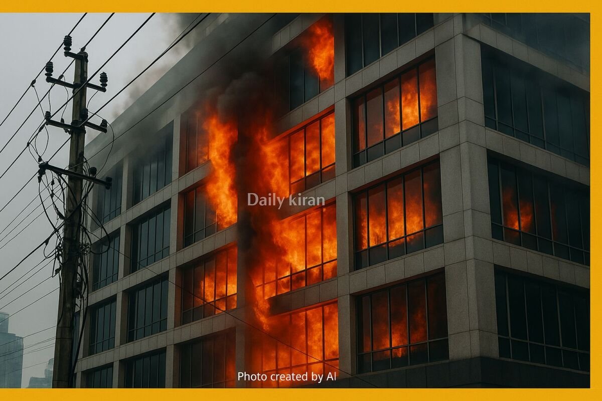 Massive Fire Breaks Out in Noida’s Trustline Building, Fire Controlled in Time – No Casualties Reported 5 Noida’s Trustline Building