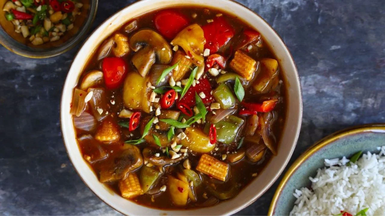 Spicy Curd-Garlic Curry