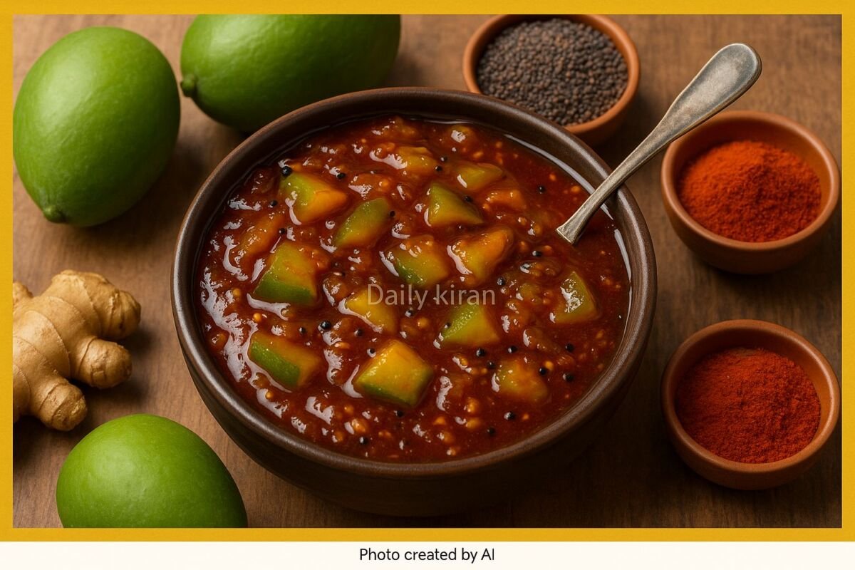 Sweet and Sour Raw Mango Chutney