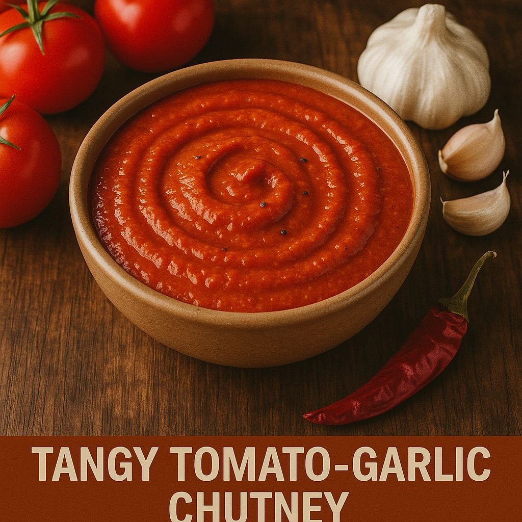 Tangy Tomato Garlic Chutney