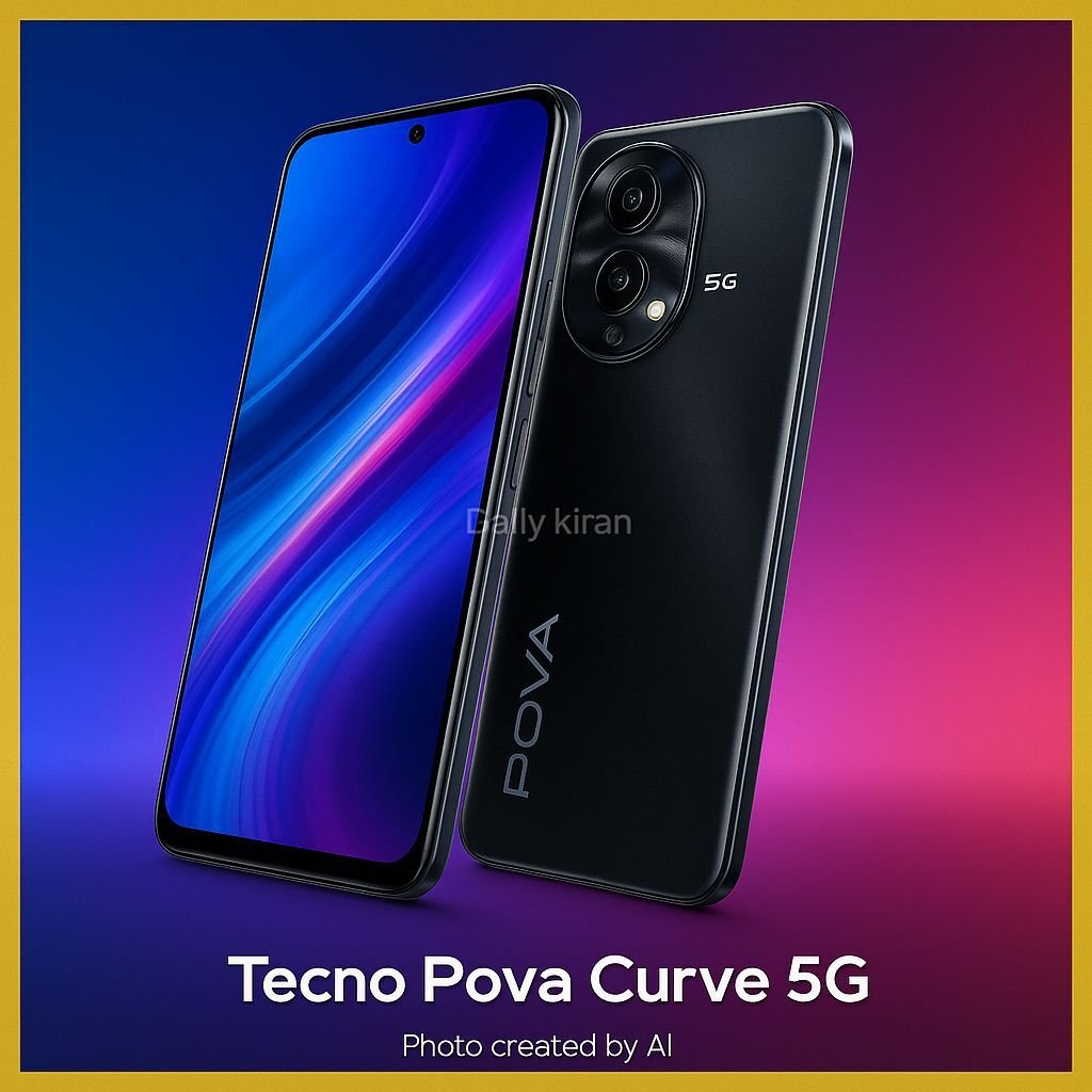 Tecno Pova Curve 5G Launched in India: Curved AMOLED Display, Dimensity Chip, and Powerful Battery Under ₹17,000 5 Tecno Pova Curve 5G