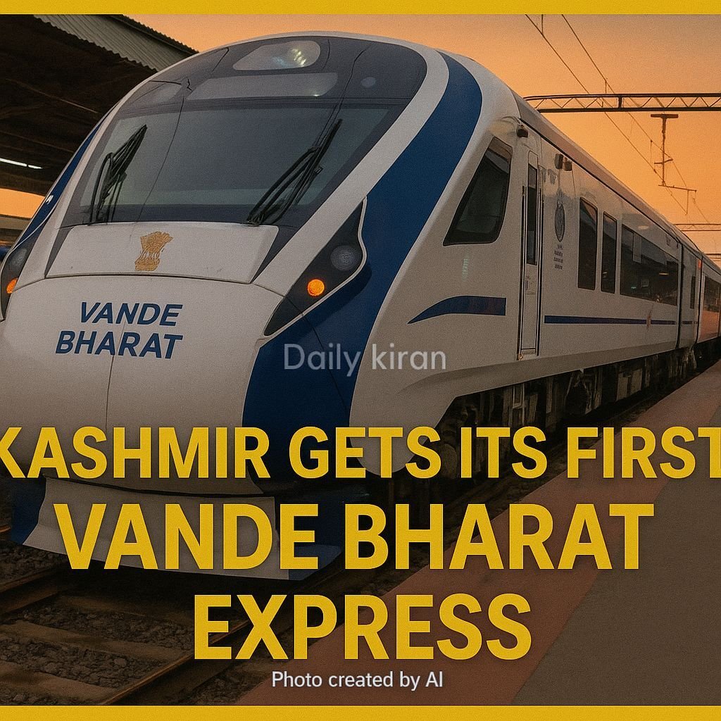 India's First Vande Bharat Express Reaches Kashmir: Katra to Srinagar Route Begins Operations 5 Vande Bharat