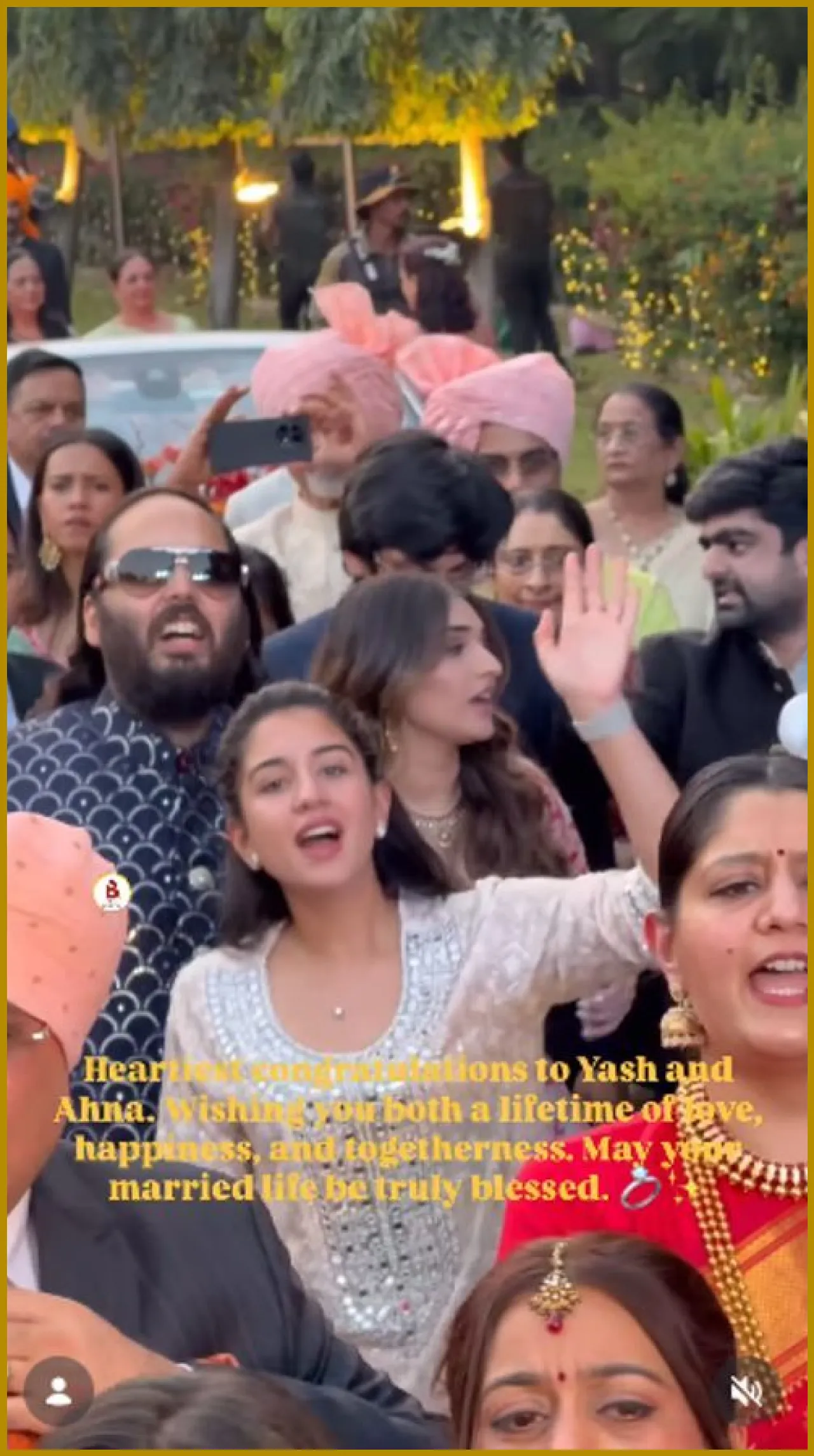 Radhika's Viral Dance at Friend's Wedding: Bole Chudiyan!