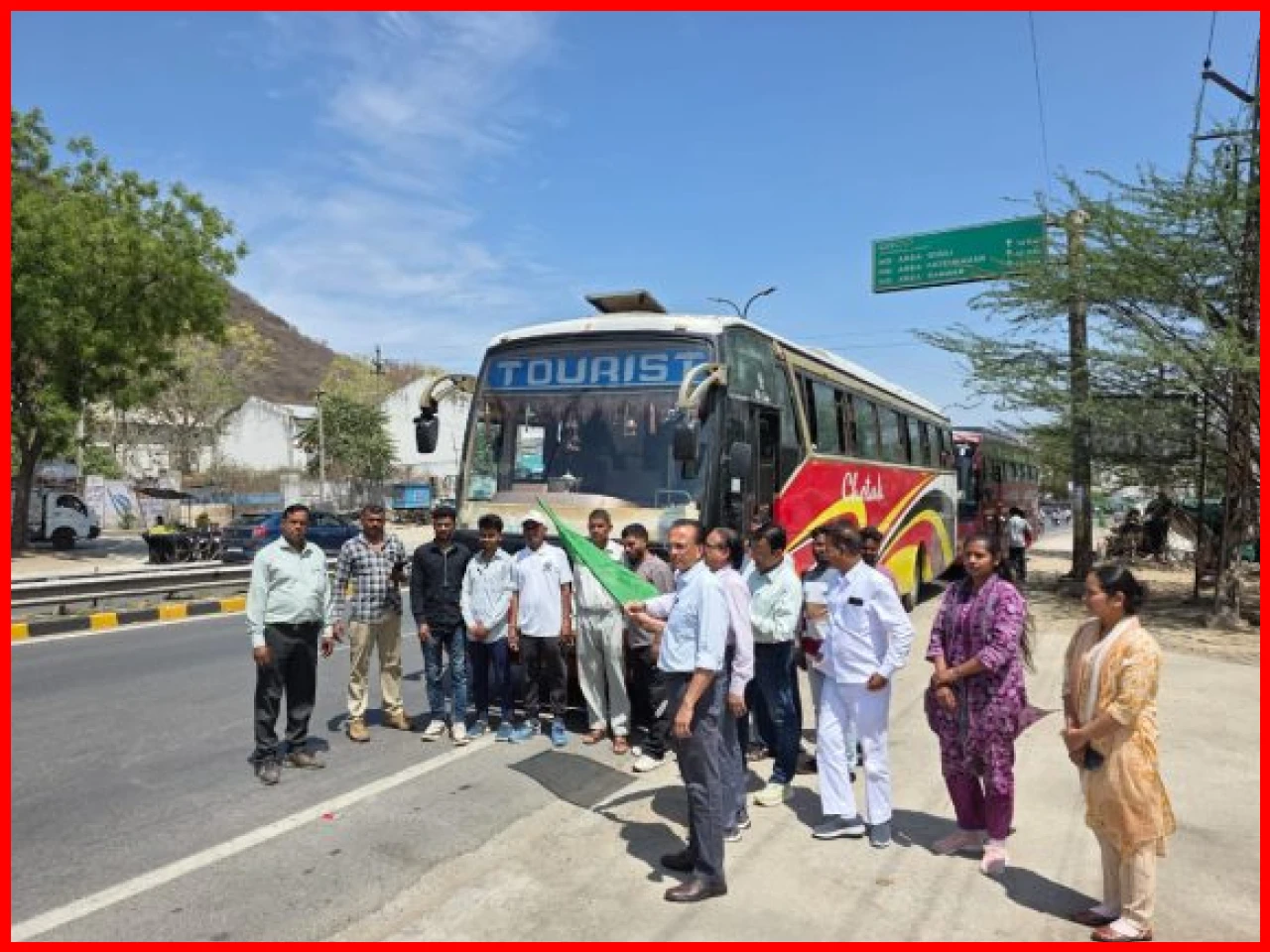 100 Farmers Depart for Skill Enhancement Tour with Modern Techniques