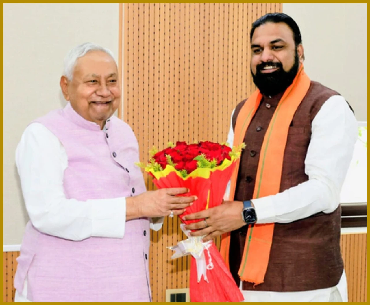 Deputy CM Samrat Chaudhary Celebrates Nitish Kumars 75th Birthday, Praises His Leadership