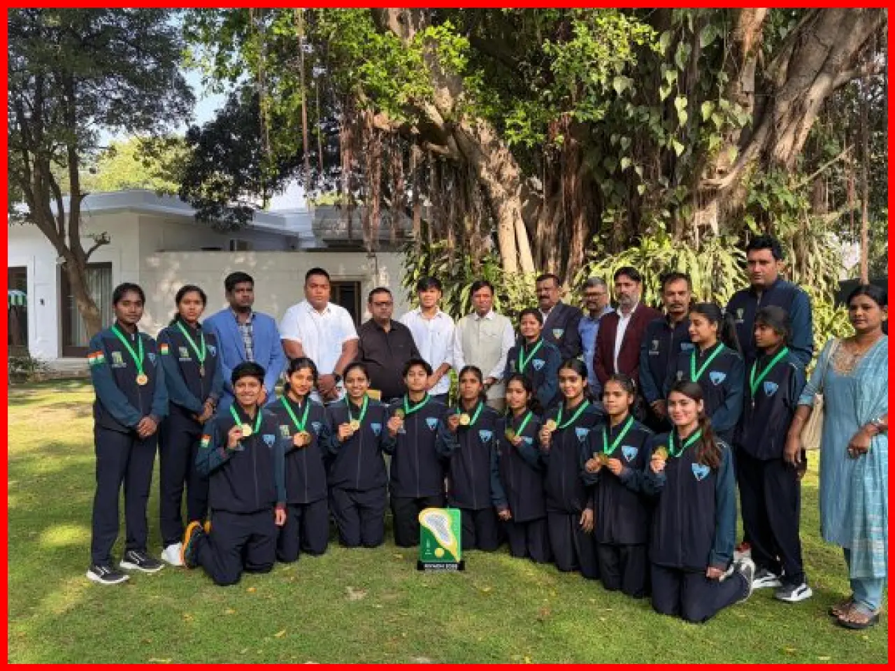 Indian Lacrosse Team Celebrated for Historic Asian Games Success Indian Lacrosse Team Celebrated for Historic Asian Games Success