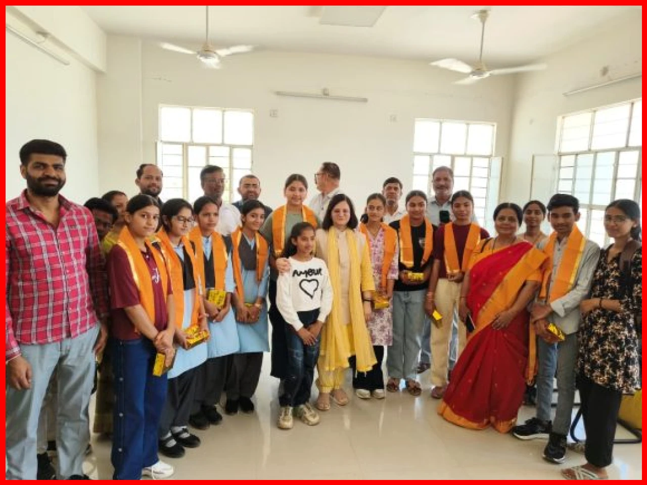 Innovative Recognition for Top Students in Udaipurs Badgaon Subdivision