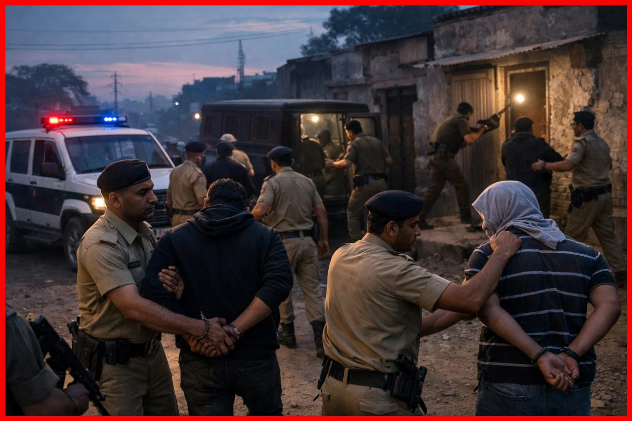 Major Police Operation in Udaipur Leads to Over 500 Arrests Major Police Operation in Udaipur Leads to Over 500 Arrests