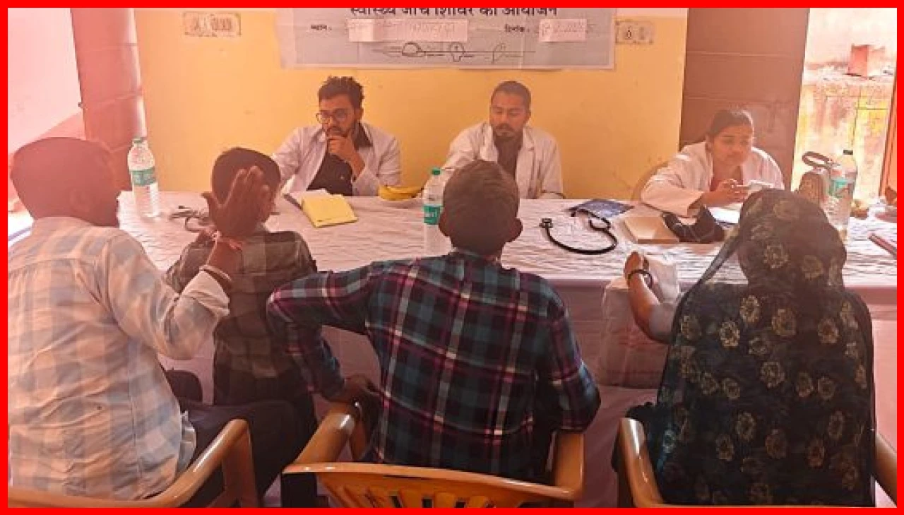 Over 1,100 Rural Residents Benefit from Health Camps in Rajasthan and Uttarakhand
