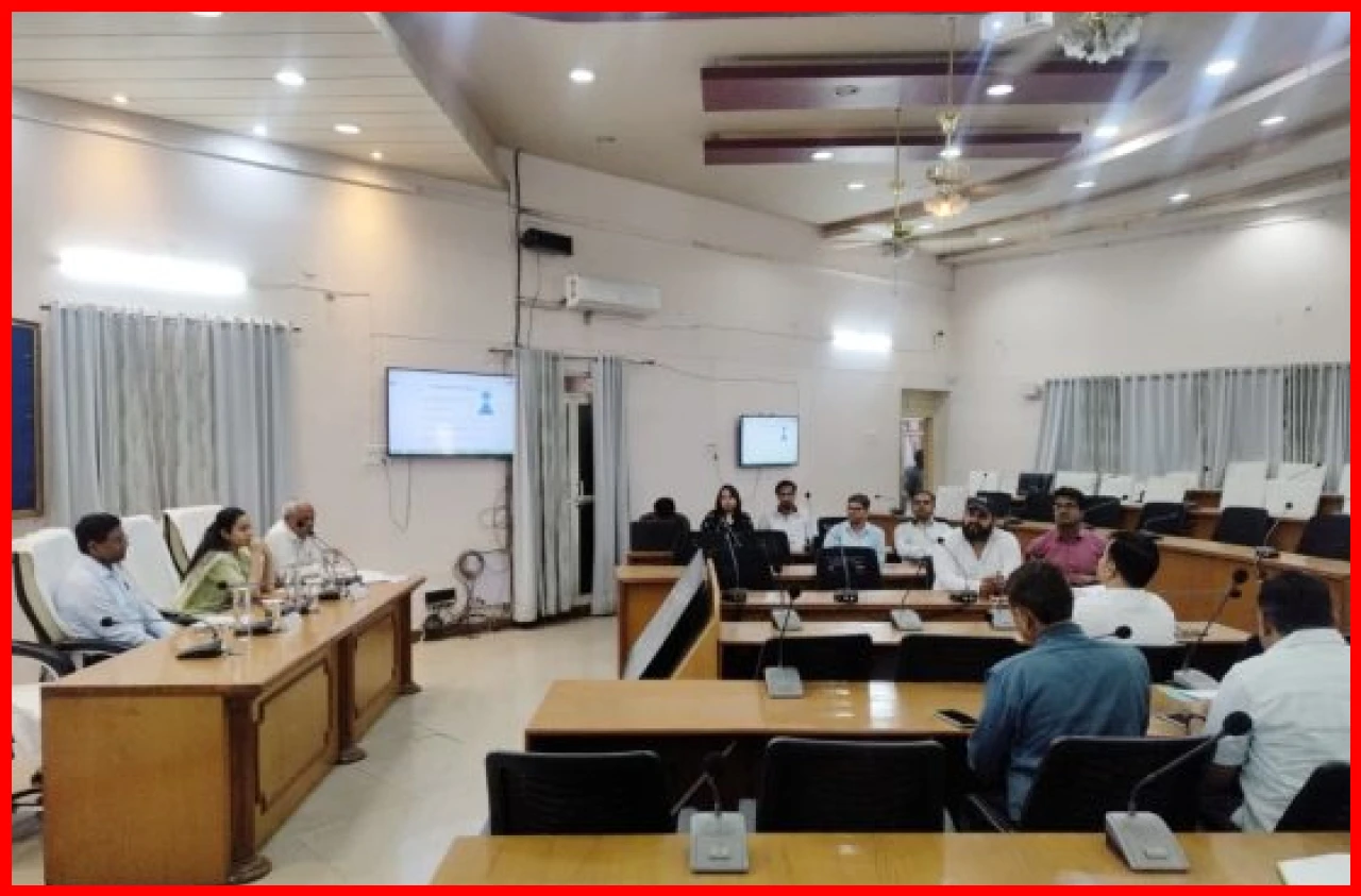 Progress Review of Aspirational Block Program Held by Central Officer Progress Review of Aspirational Block Program Held by Central Officer