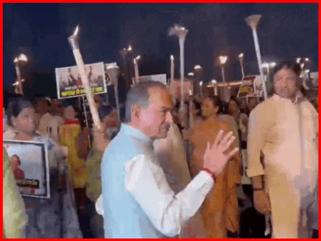 BJP Leaders Outburst Highlights Safety Concerns During Torch Rally in Jaipur