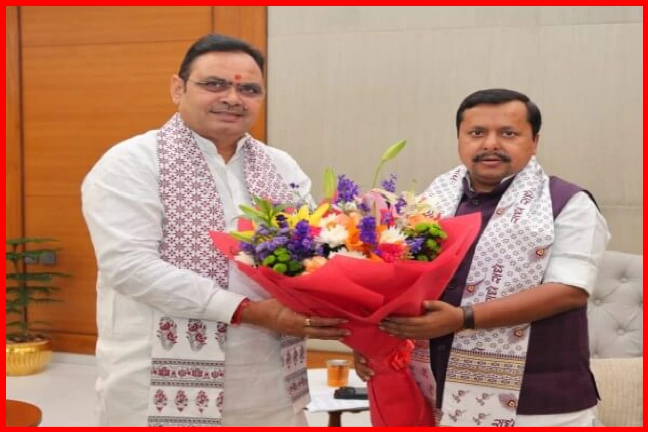 Chief Minister Bhajanlal Sharma Meets BJP National President Nitin Nabin in New Delhi