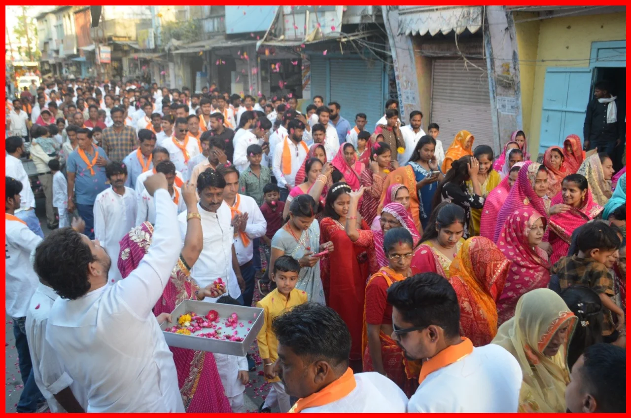 Joyous Celebration of Sen Jayanti with Grand Procession and Floral Welcome