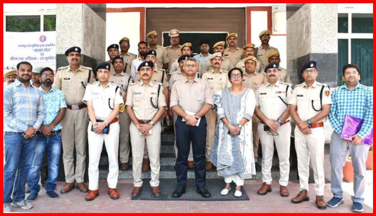Udaipur Police Launches Innovative Initiatives for Cyber and Road Safety Awareness
