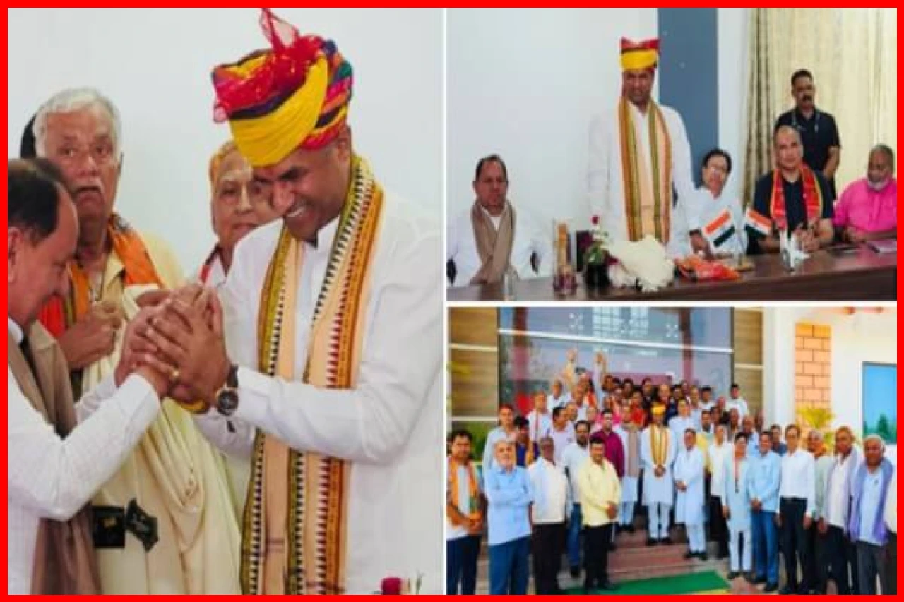 CP Joshi Engages with BJP Workers in Lakshmangarh, Strengthening Party Ties