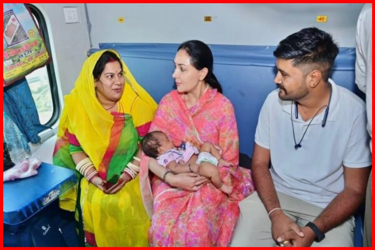 Deputy CM Disha Kumari Promotes Public Transport and Local Tourism on Train Journey to Ajmer