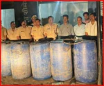 Major Spirits Seizure: 1,600 Liters of Illicit Alcohol Confiscated Near Dungla