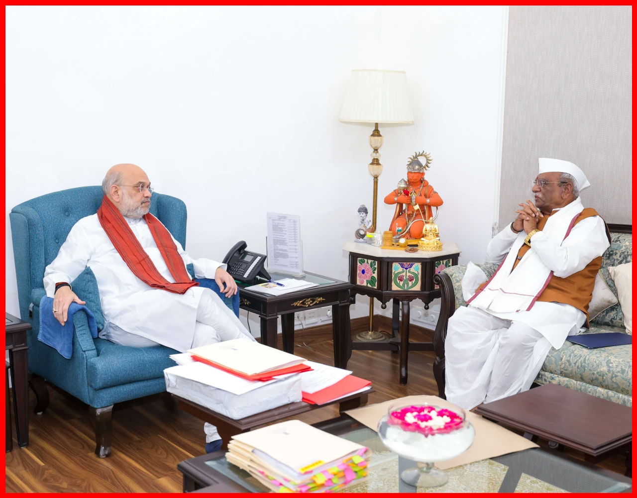 Rajasthan Governor Meets Home Minister Amit Shah to Discuss Development Issues