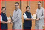 Haryana In-Charge Satish Punia Meets BJP National President Nitin Nabin in Jaipur