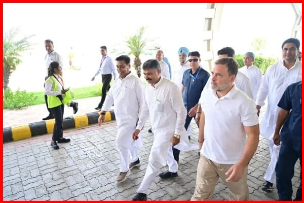 Rahul Gandhi Addresses Congress National Retreat in Pushkar